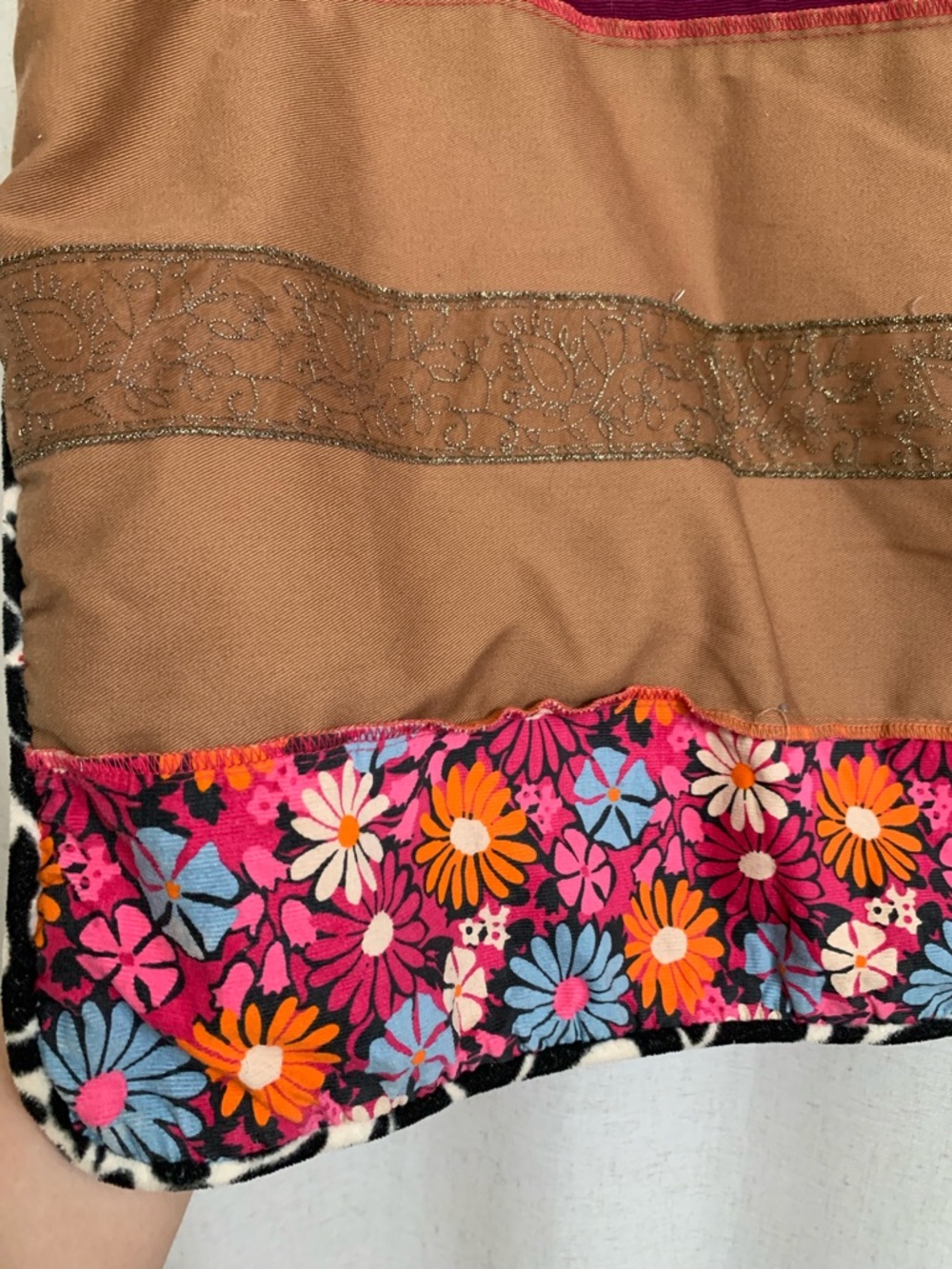 Seventeen Magazine Y2K Girl Floral Patchwork Corduroy Purple Pattern PillowCases - Picture 6 of 7